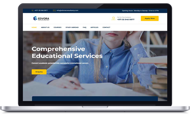 Website Designing For Education Consultancies